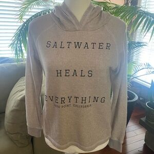 NWOT saltwater heals everything hoodie